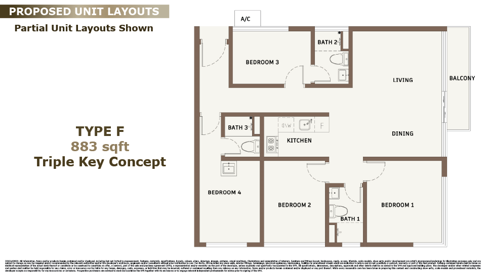 Type F Floor Plan